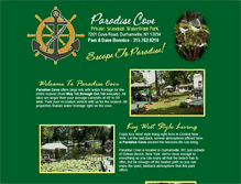 Tablet Screenshot of paradisecovecampground.net
